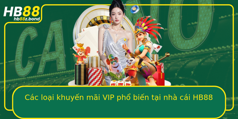 Các loại khuyến mãi VIP phổ biến tại nhà cái HB88