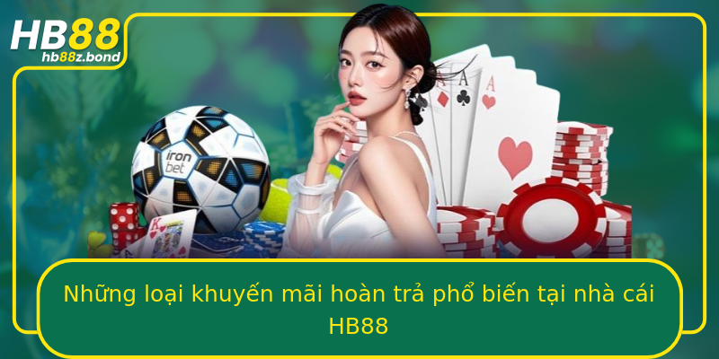 Những loại khuyến mãi hoàn trả phổ biến tại nhà cái HB88